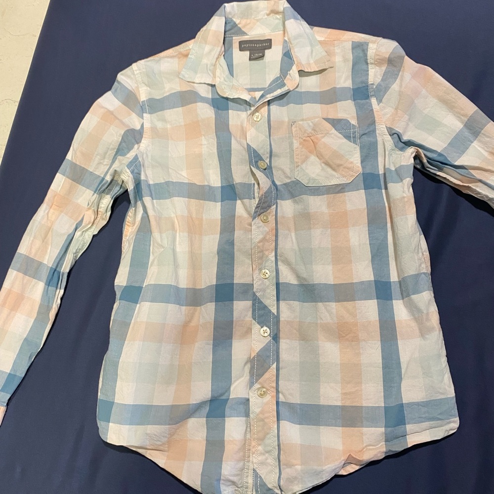 Plaid button up shirt